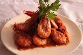 CREVETTE EN SAUCE