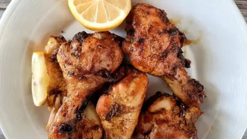 Cuisse  de poulet marinée