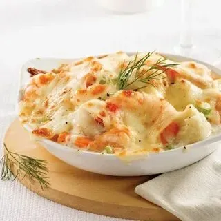 Gratin crevettes