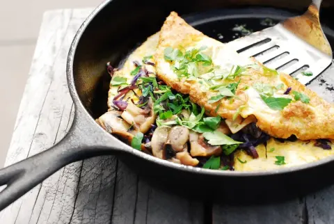 Omelette aux Champignons