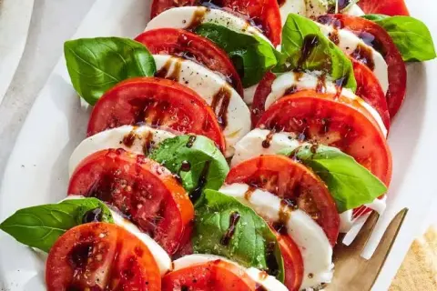 Salade, mozzarella