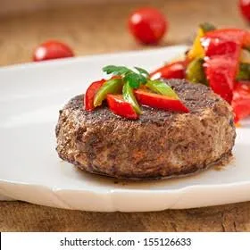 steak haché grillé🍖