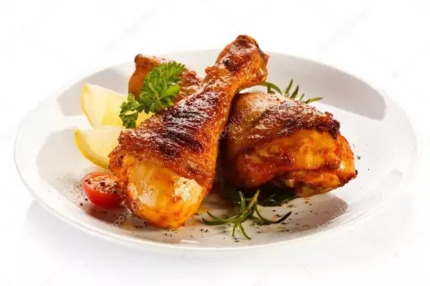Cuisse de poulet grillé