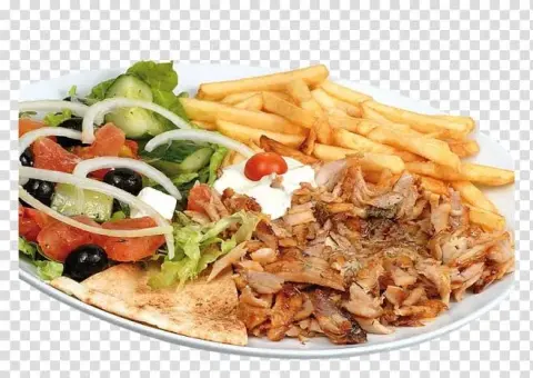 Frites chawarma