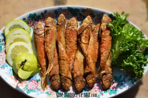 Rouget friture